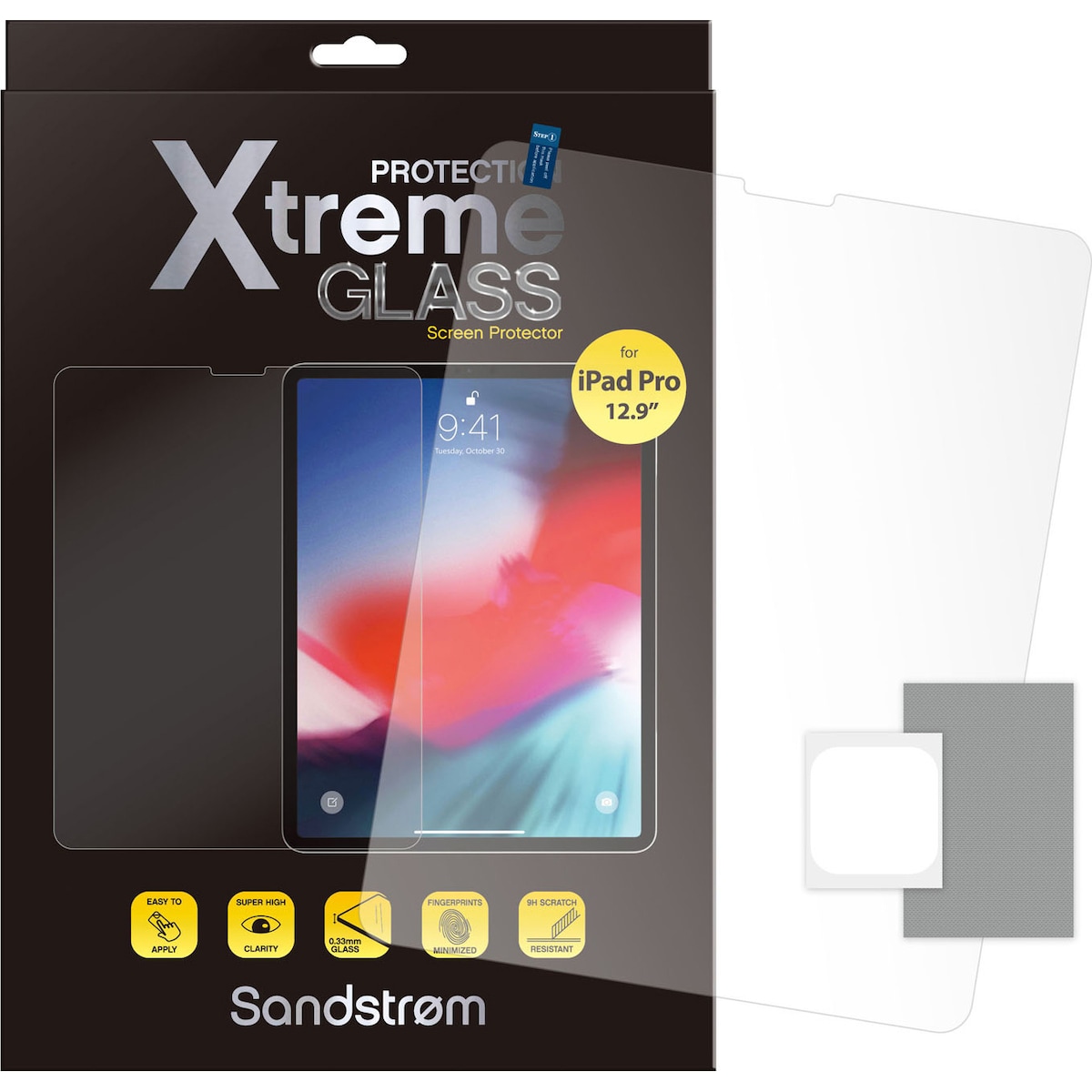 Sandstrøm Xtreme skjermbeskytter til iPad Pro 12,9