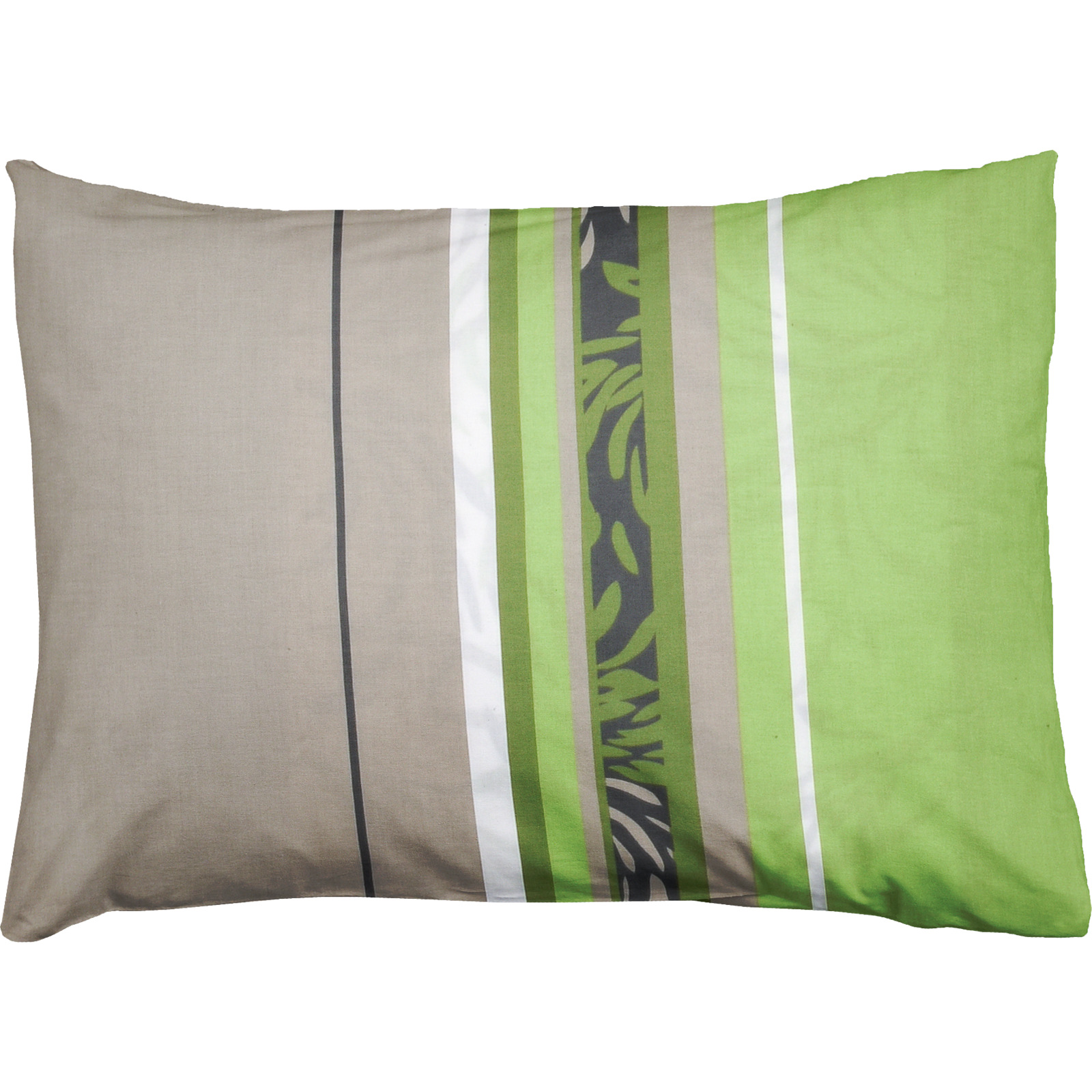 Bettwäsche Satin Jungle grün 50x70 Kissenbezug