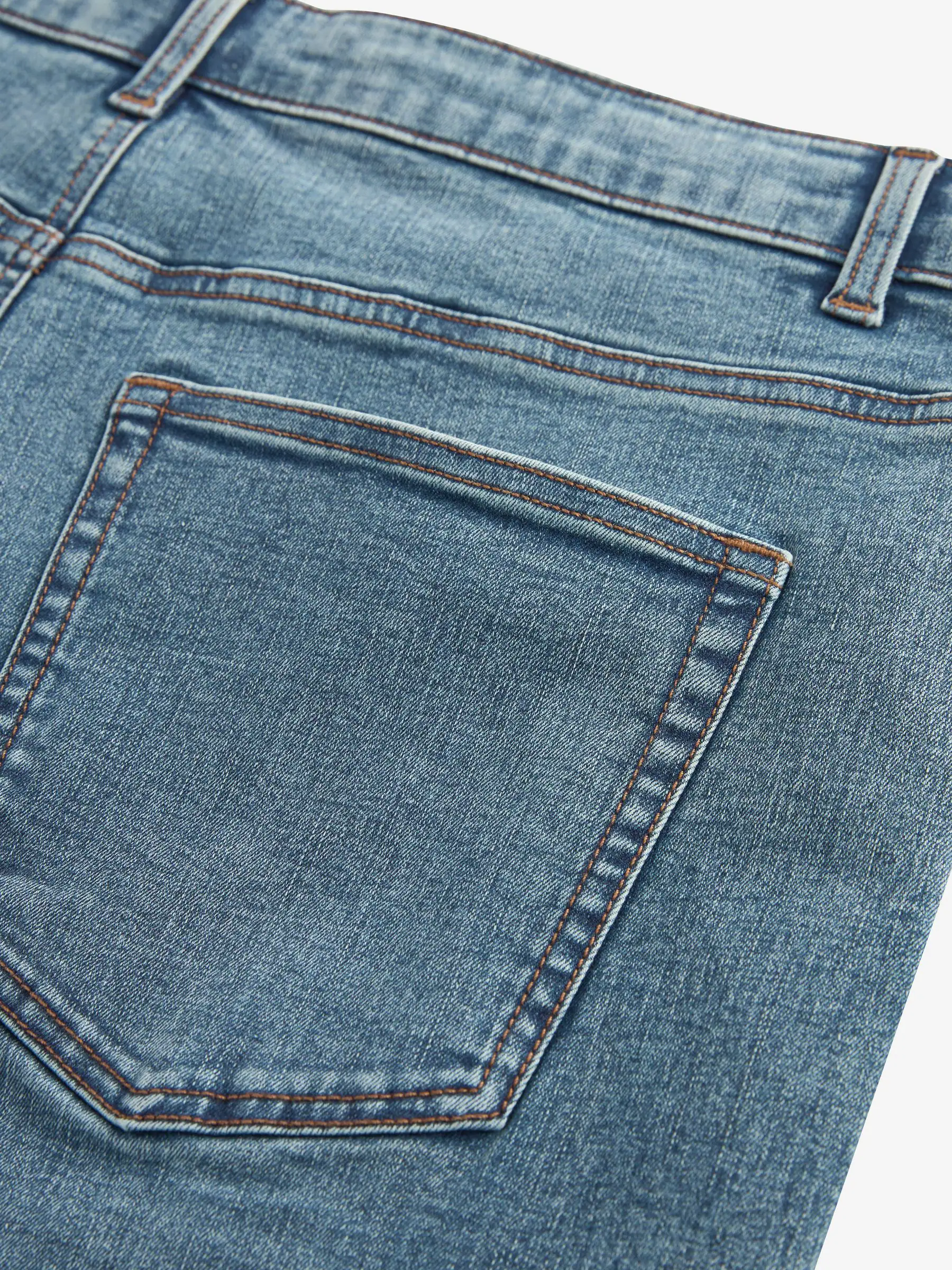 Vintage lichtblauw - Enkele - Slim fit klassieke stretchy jeans