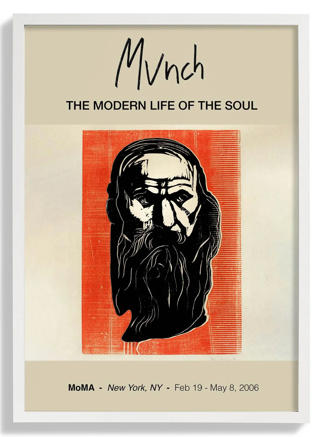 Edvard Munch Kopf eines alten Mannes