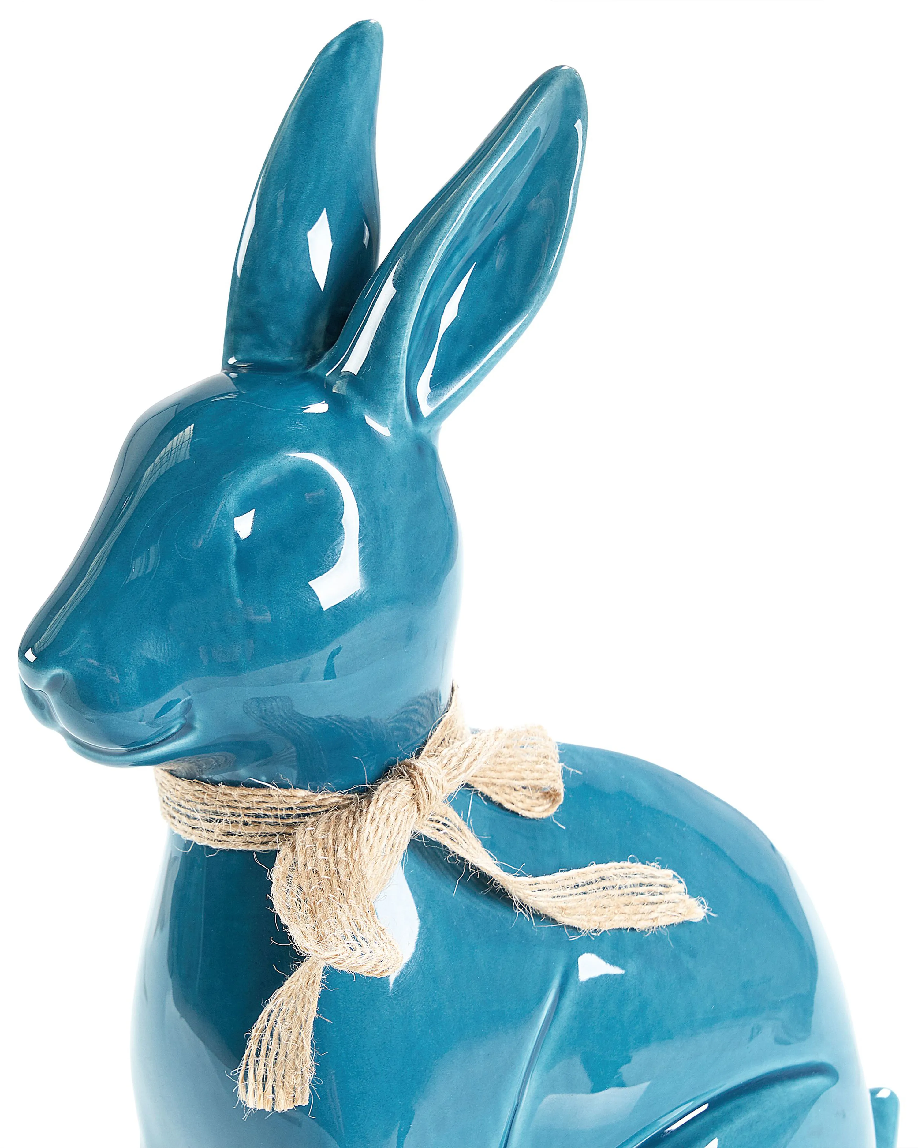 Figuur Konijn JAMBLES Keramiek Blauw