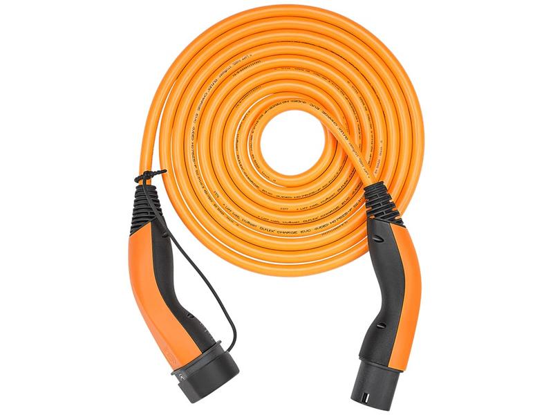Lapp Ladekabel Helix für Elektroauto Typ 2, 22 kW, 5 m, Ora 3-phasiges Kabel zum Laden von Hybrid- und Elektroautos mit Typ-2-Anschluss