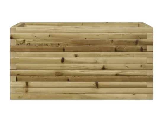 Jardinière bac lit surélevé bois marron 90 x 40 x 45.5 cm 02_0037975