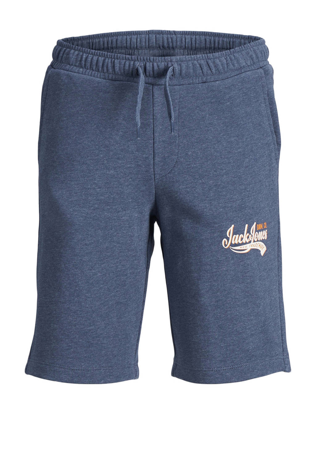 JACK & JONES sweatshort JPSTLOGO met logo middenblauw