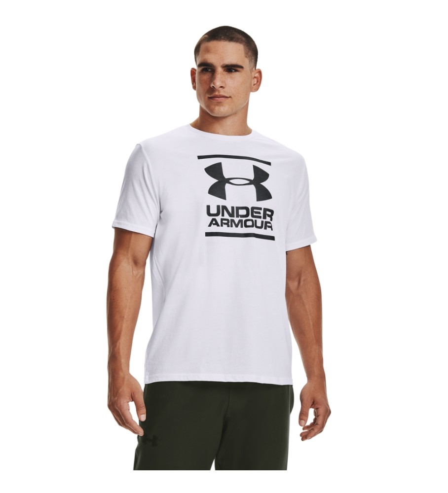 Camiseta de manga curta Under Armour UA GL Foundation branca