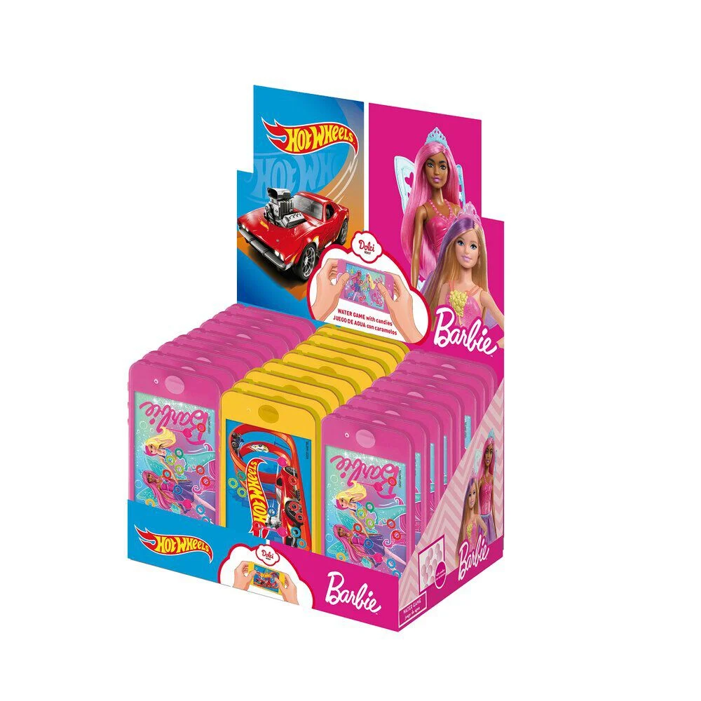 Mini jeu d'eau Barbie ou Hot Wheel