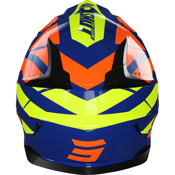 Shot - Casque Pulse Revenge Navy / Orange / Jaune fluo