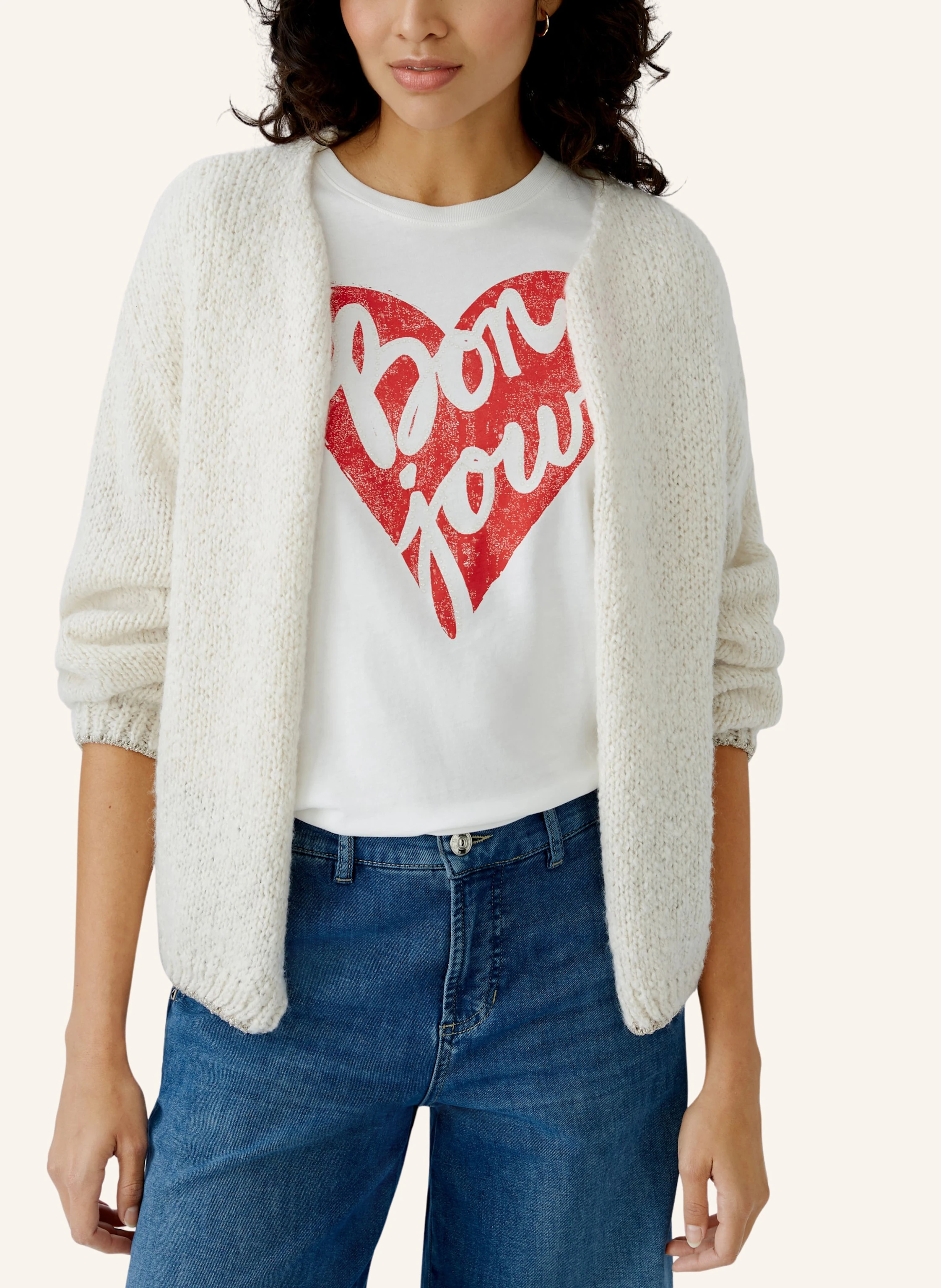 oui Strickjacke