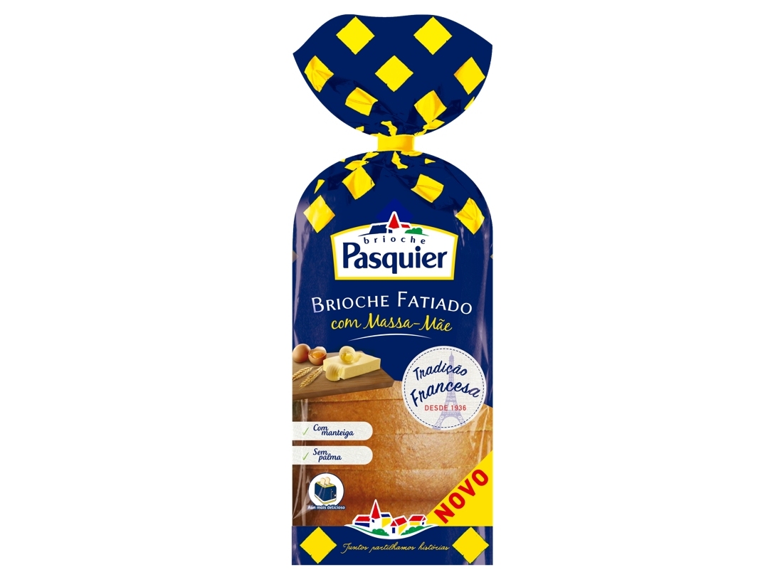 PÃO FORMA BRIOCHE PASQUIER 450G