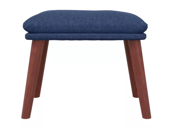 Repose-pied Bleu 45x29,5x35 cm Tissu
