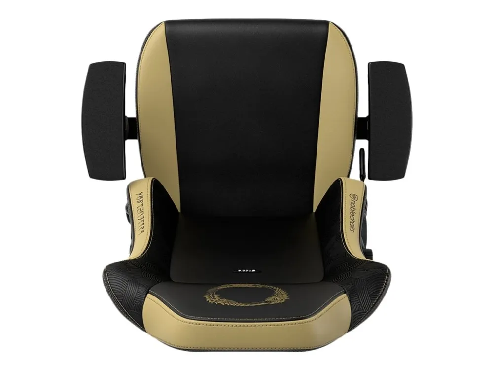 Noblechairs Hero - Stol - ergonomisk - armstøtter - vippe - drejeled - aluminium, polyurethan, velour, memory foam, koldskum, stålramme, veganerlæder (PU) - The Elder Scrolls Online Edition