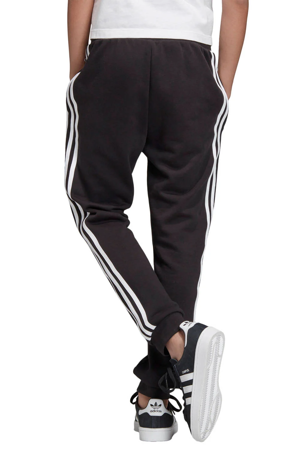 adidas joggingbroek Trefoil zwart/wit