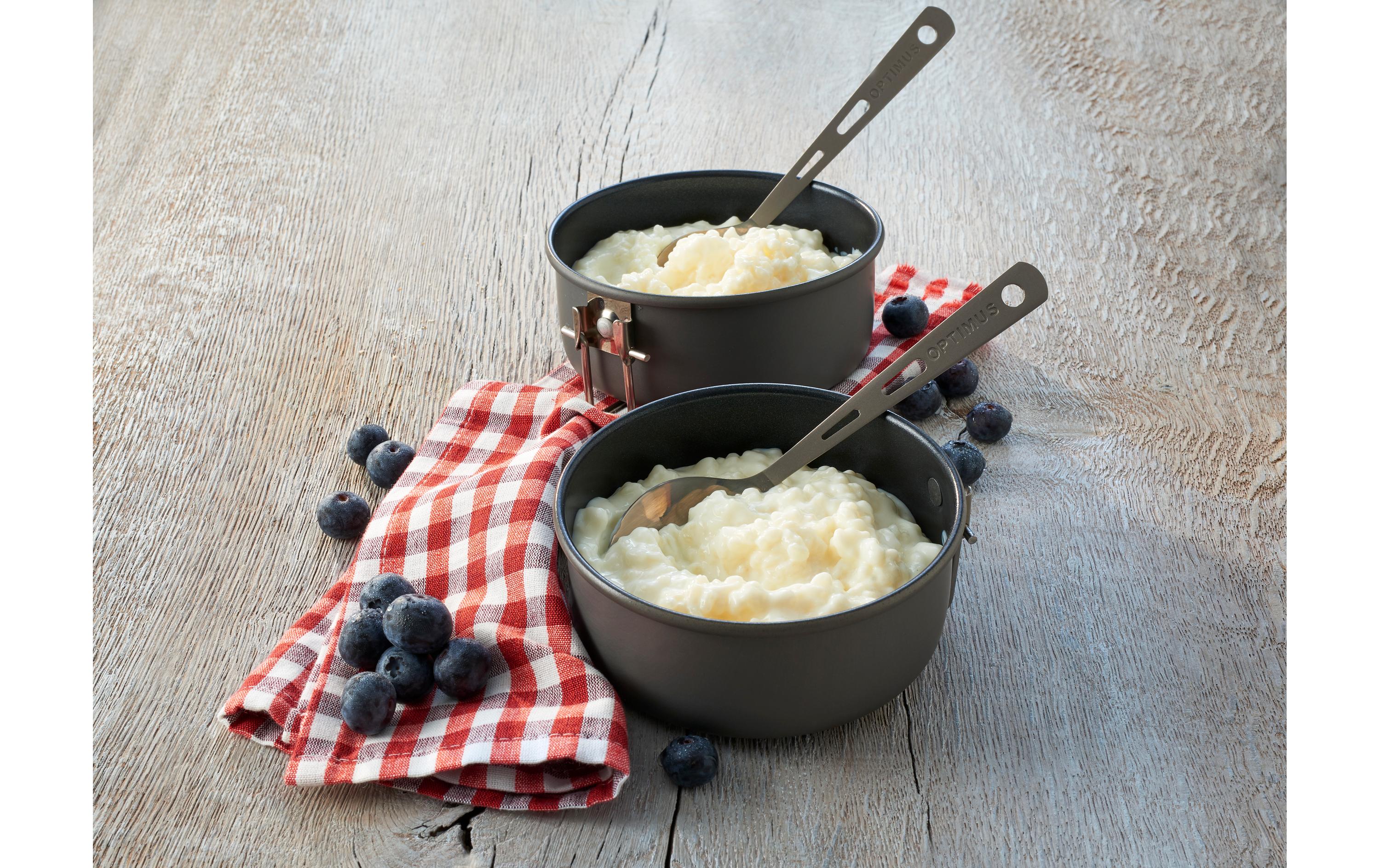 Dessert Milchreis mit VanillegeschmackOutdoor-Fertiggericht, Dessert