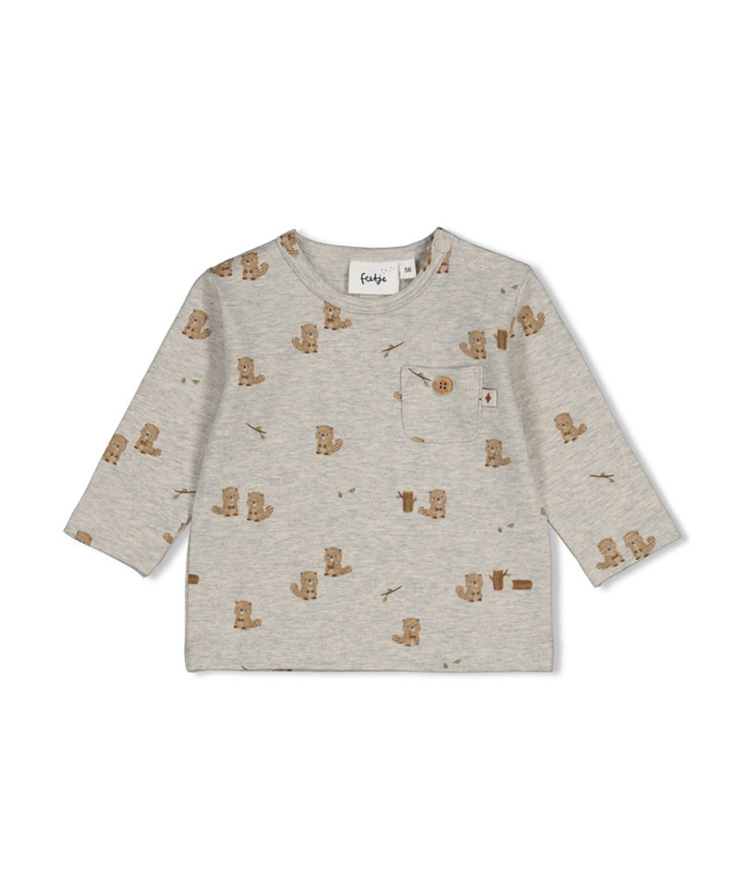 Feetje Jongens longsleeve grijs