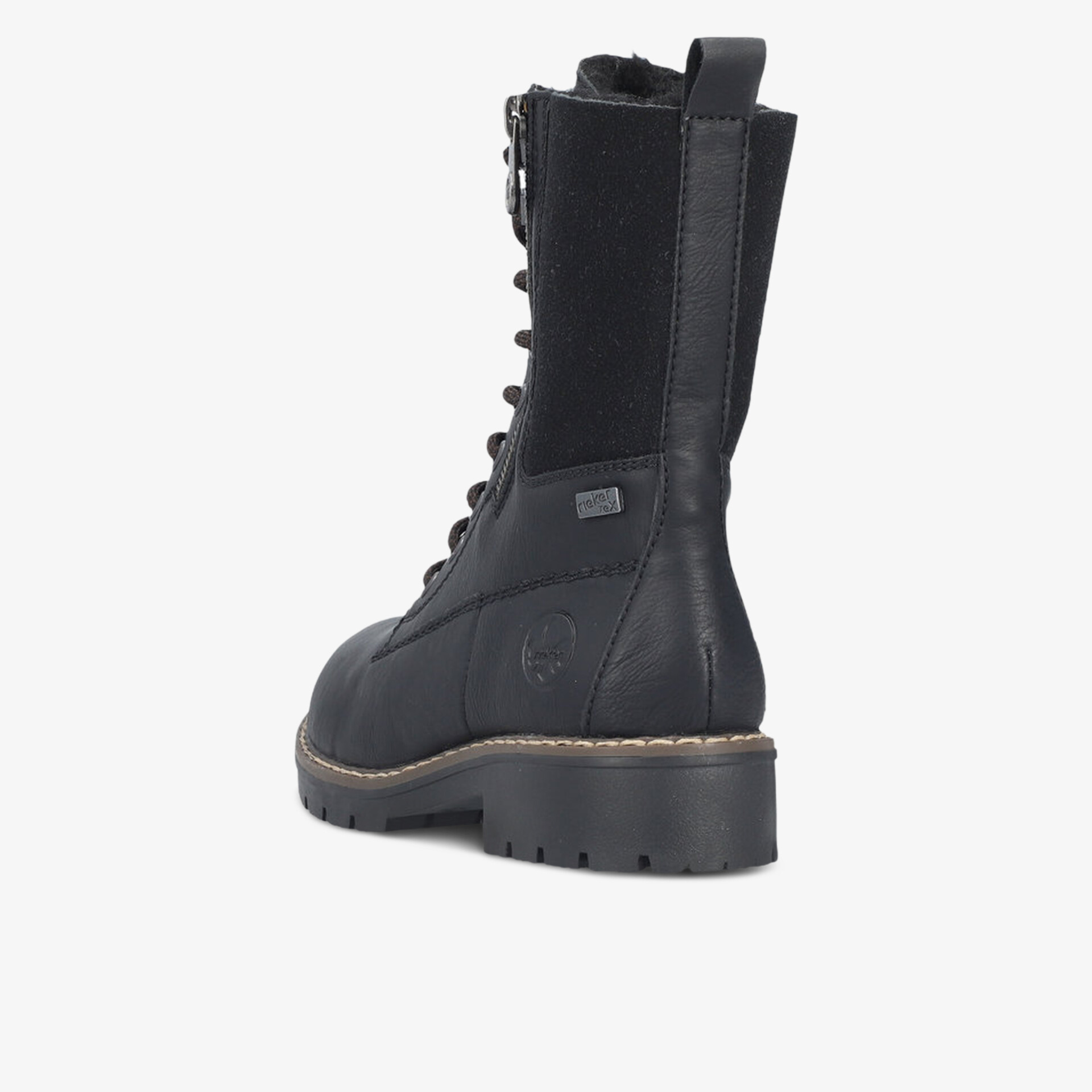 rieker Damen Schnürstiefeletten schwarz