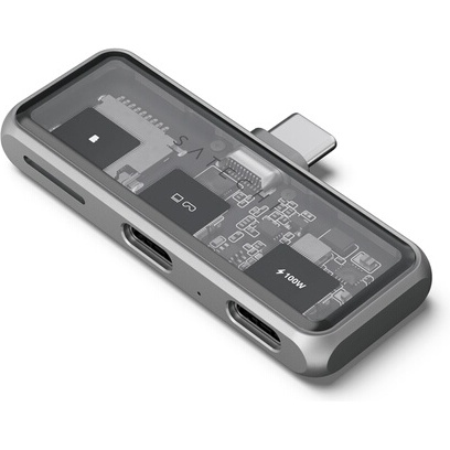 Station d'accueil PC portable Satechi Adaptateur XR Mobile avec Lecteur microSD Space Gray