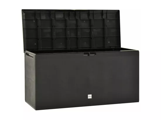 Prolenta Premium - Boîte de rangement de jardin Anthracite 114x47x60 cm