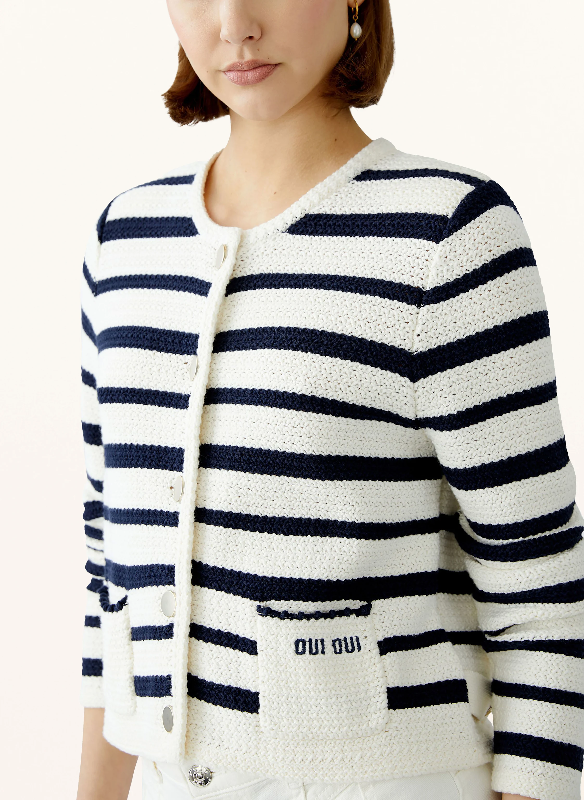 oui Strickjacke