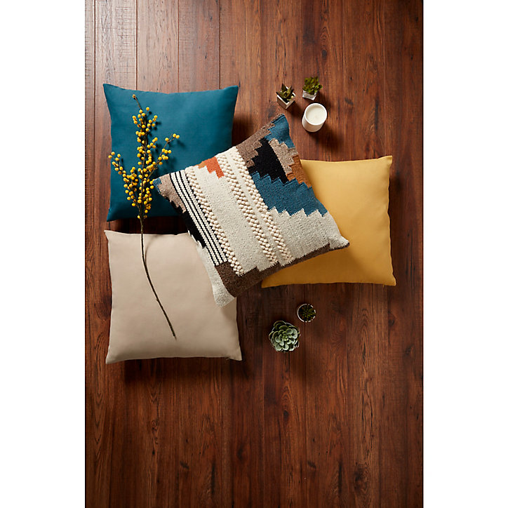 Coussin GoodHome Taowa beige 50 x 50 cm