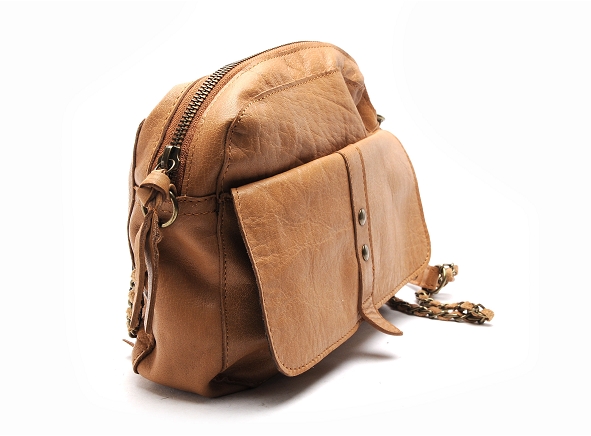 Pieces ville accessoires pcjanni leather cross body fc marron