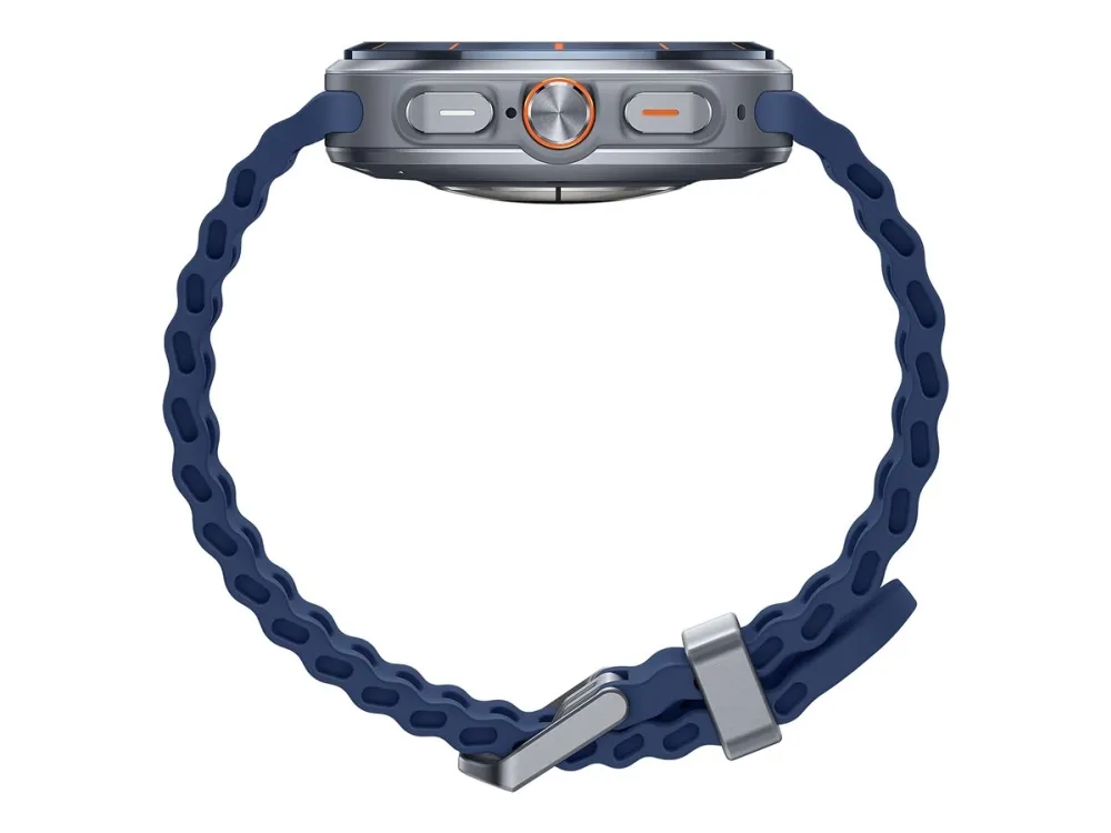 Samsung | Galaxy Watch Ultra (2025) - Titanium Blue (Navy Blue strap)