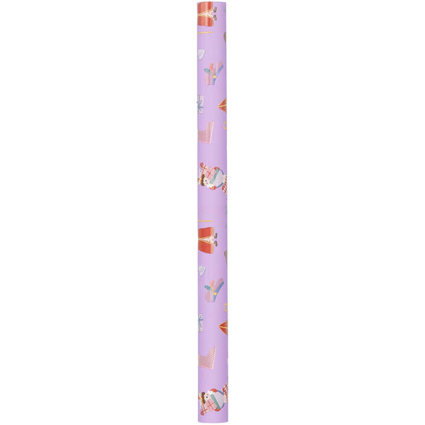 Sint & Piet cadeaupapier 50x250cm 4 assorti