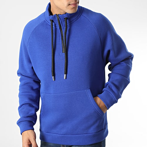 Sweat Col Zippé KL-2101 Bleu Roi