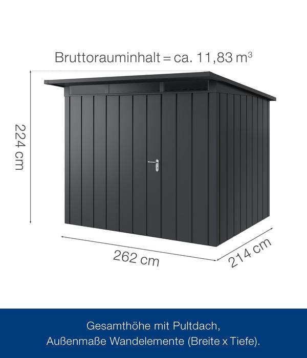 Hörmann Metallgerätehaus Juno JPD9 M-Sk