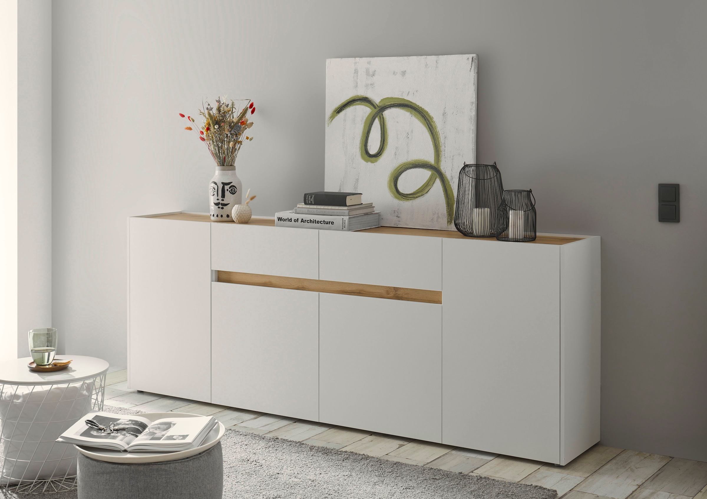 INOSIGN Sideboard »City/Giron, moderner Schrank, Kommode, Stauraumschrank« zeitlos, modern, ausreichend Stauraum, vielseitig einsetzbar