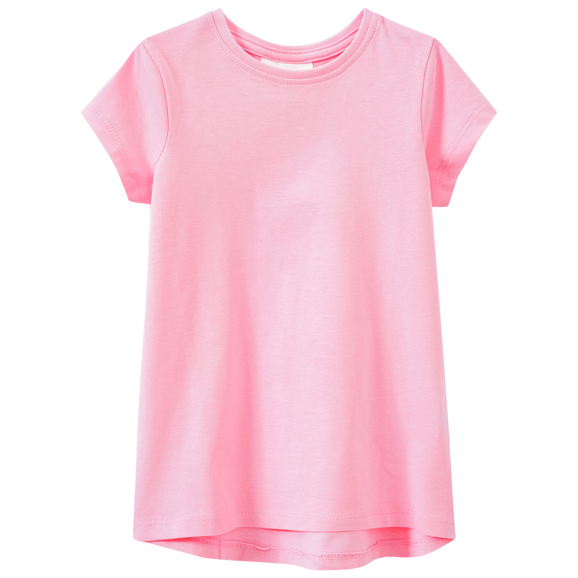 Famy 3 Mädchen T-Shirts unifarben rosa / grün / dunkelblau