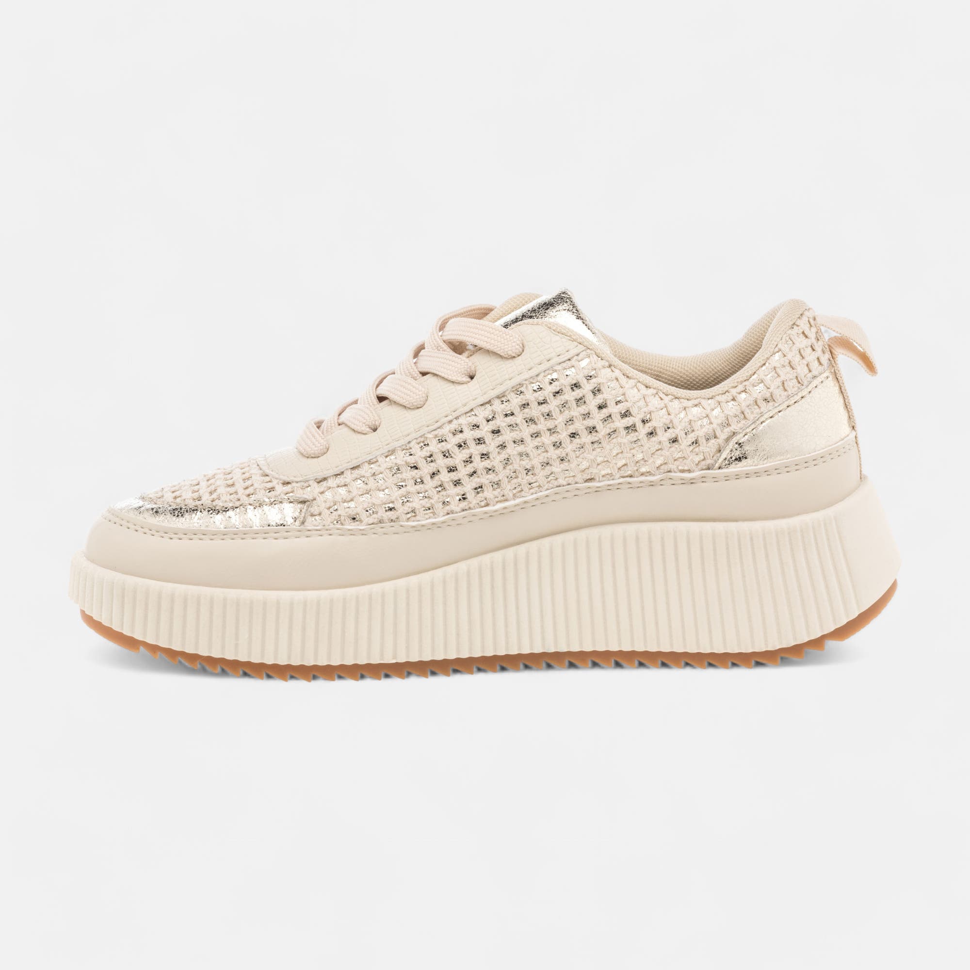 Baskets basses Femme beige
