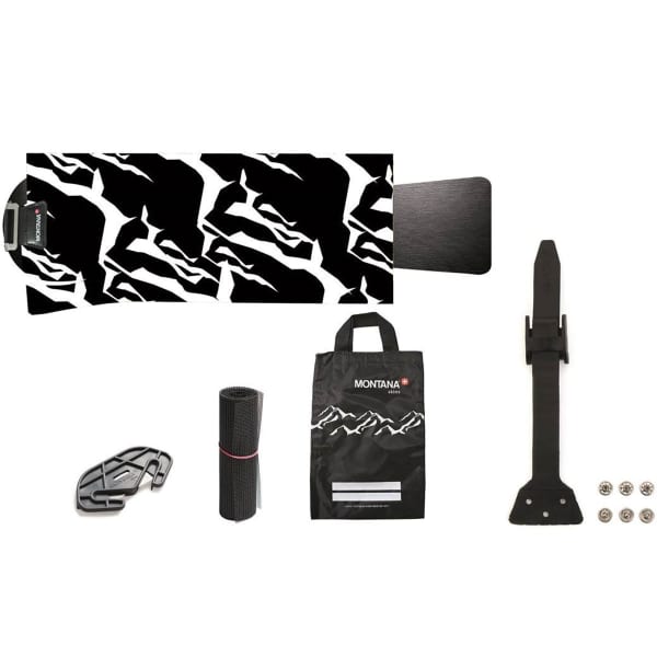 Peau de phoque MONTANA CUT YOUR SKINS SET 120MM BLACK/WHITE