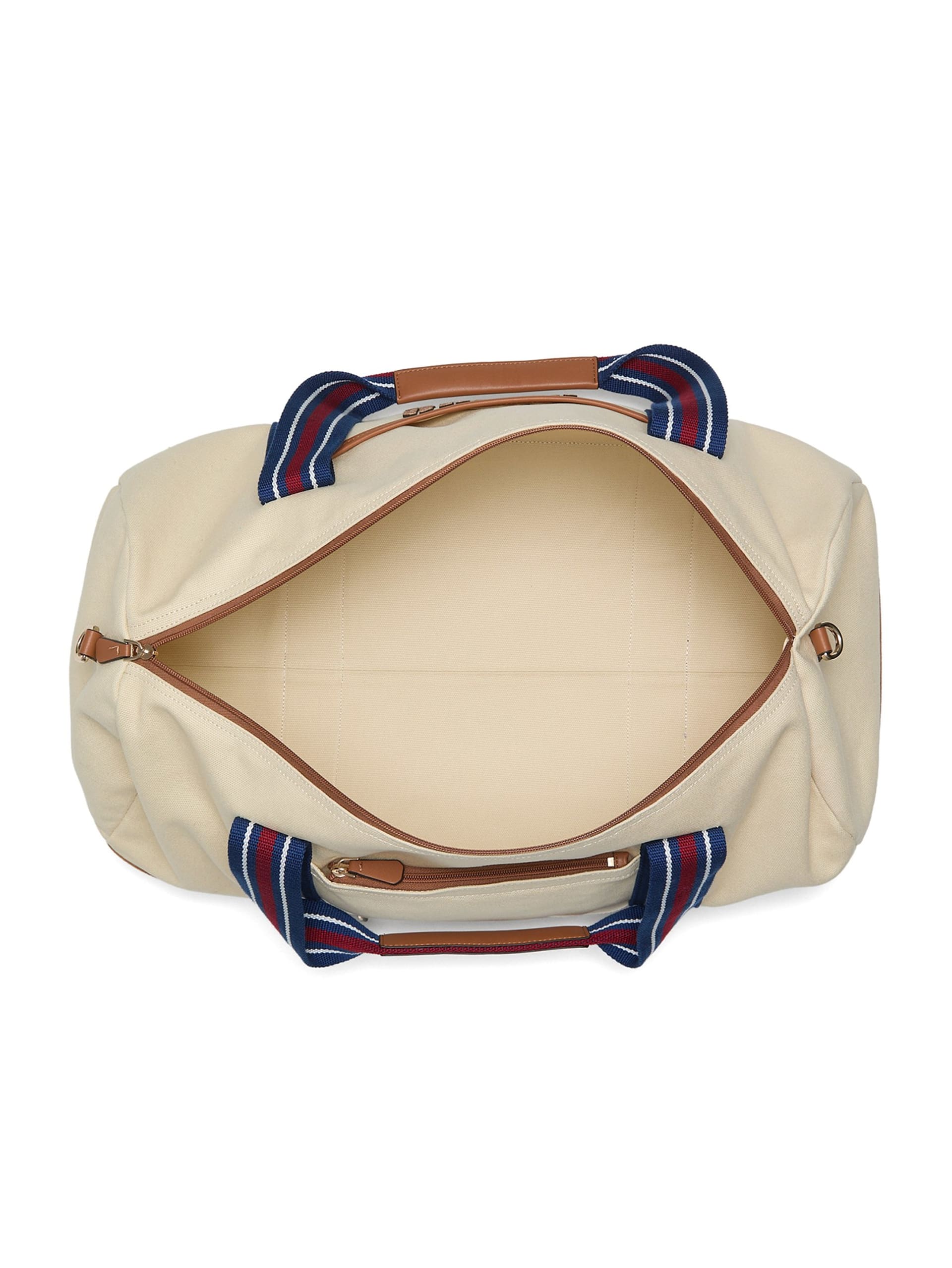 Bolsa de viagem de fim de semana com blocos de cores