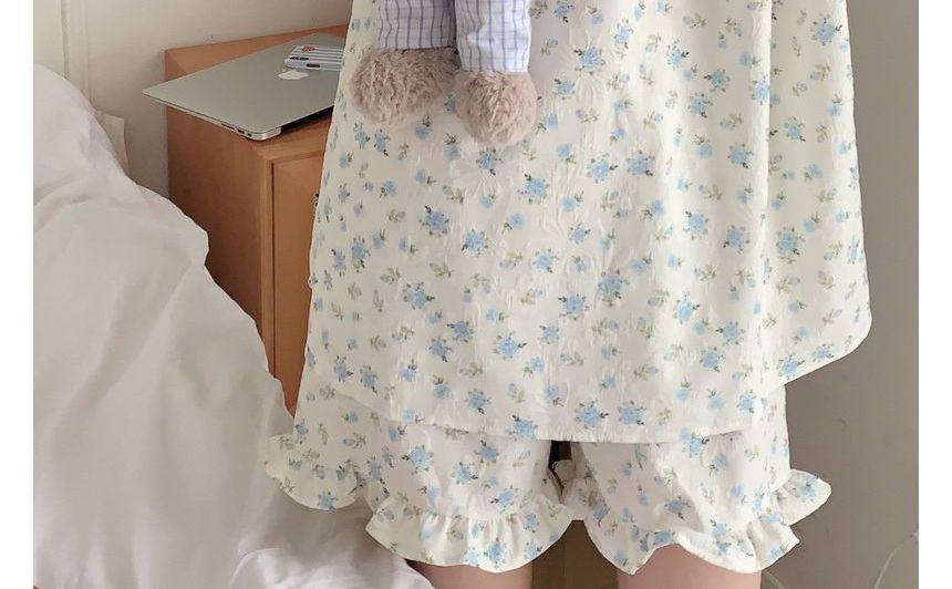 Sadelle - Pyjamaset met bloemenprint