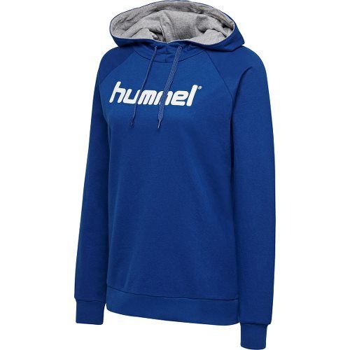 Hummel Go Cotton Logo Sweat à Capuche - Bleu Femme