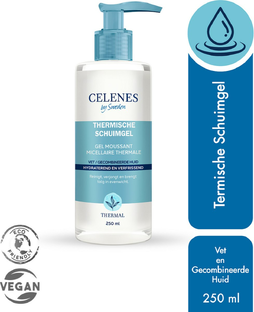 Celenes by Sweden Thermal Thermische Schuimgel - Vette/ Gecombineerde Huid 250ML