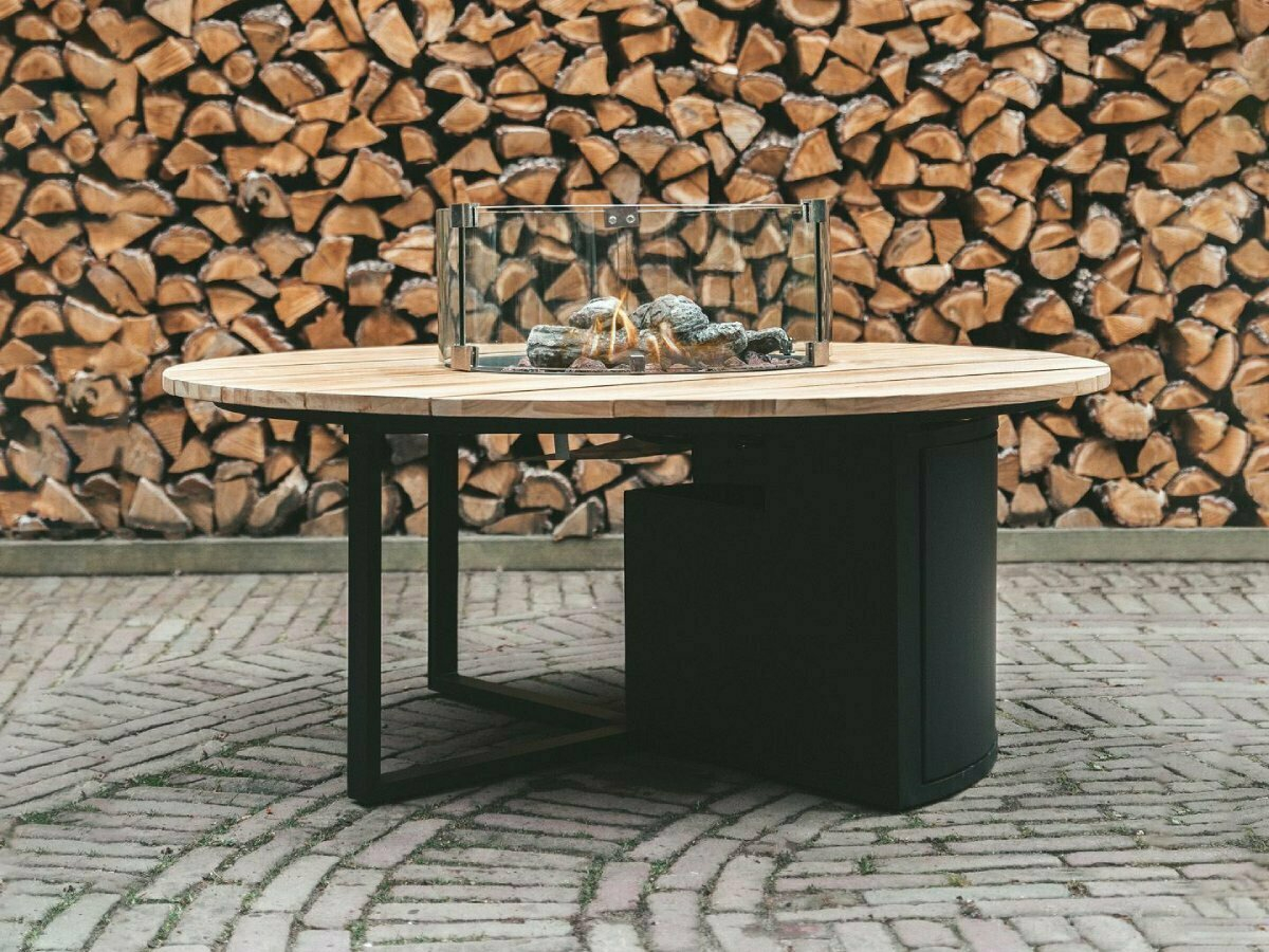 Cosi Fires Cosiloft Ø 120 vuurtafel - Teak