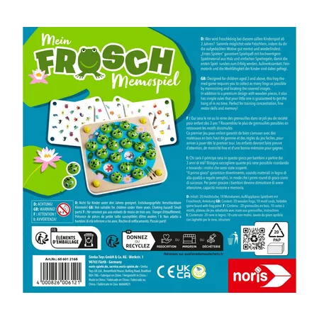 Noris Mein Frosch Memospiel