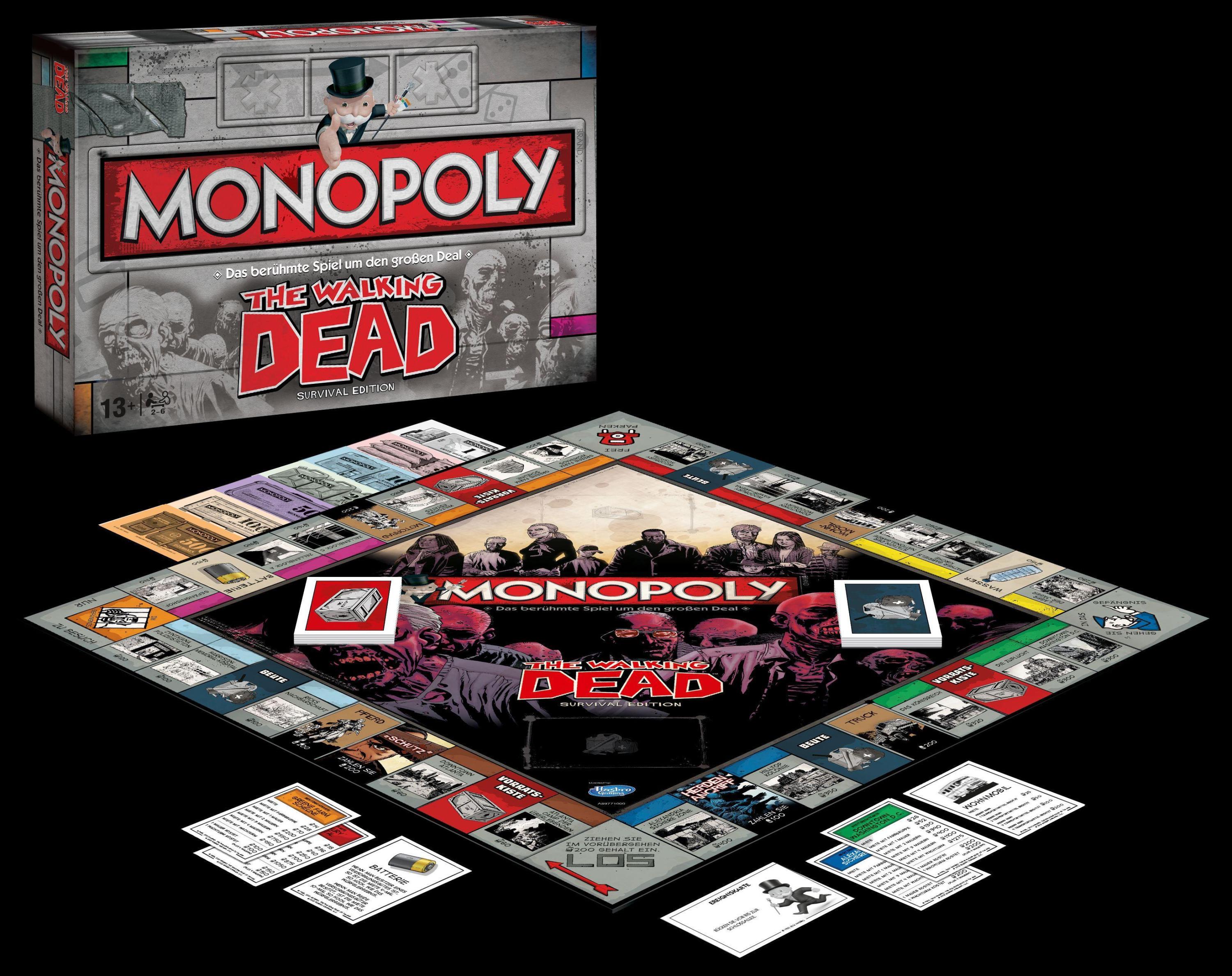 The Walking Dead - Monopoly The Walking Dead Survival Edition (Spiel)