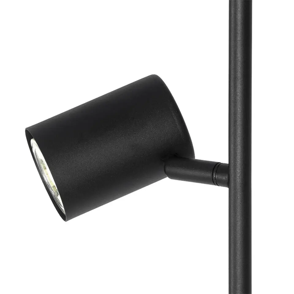 Qazqa vloerlampen jeana zwart gu10