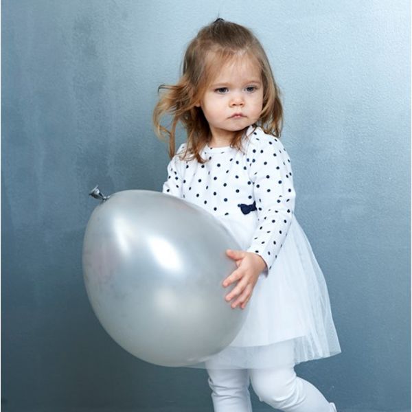 Feetje Classic Stip/Tule Jurkje Roze Mt. 68