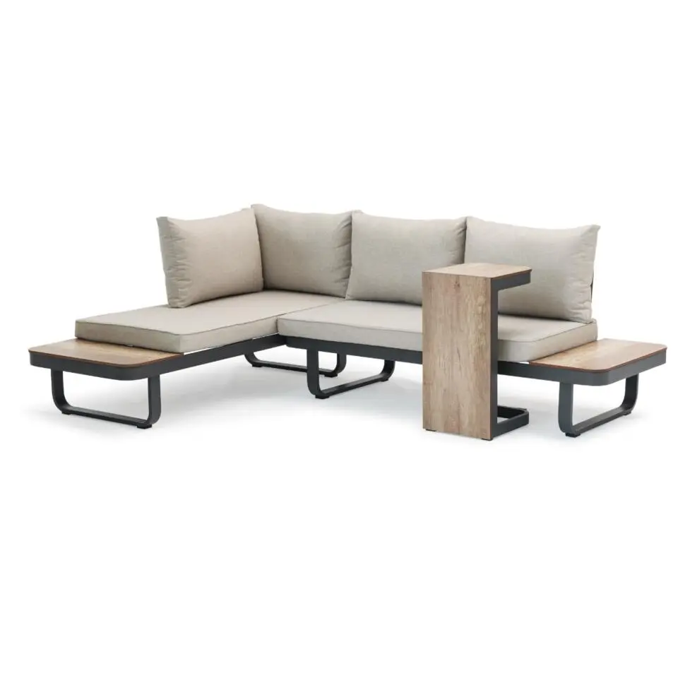 Sens-Line - Palmos Loungeset - Multifunctioneel - Aluminium - Taupe