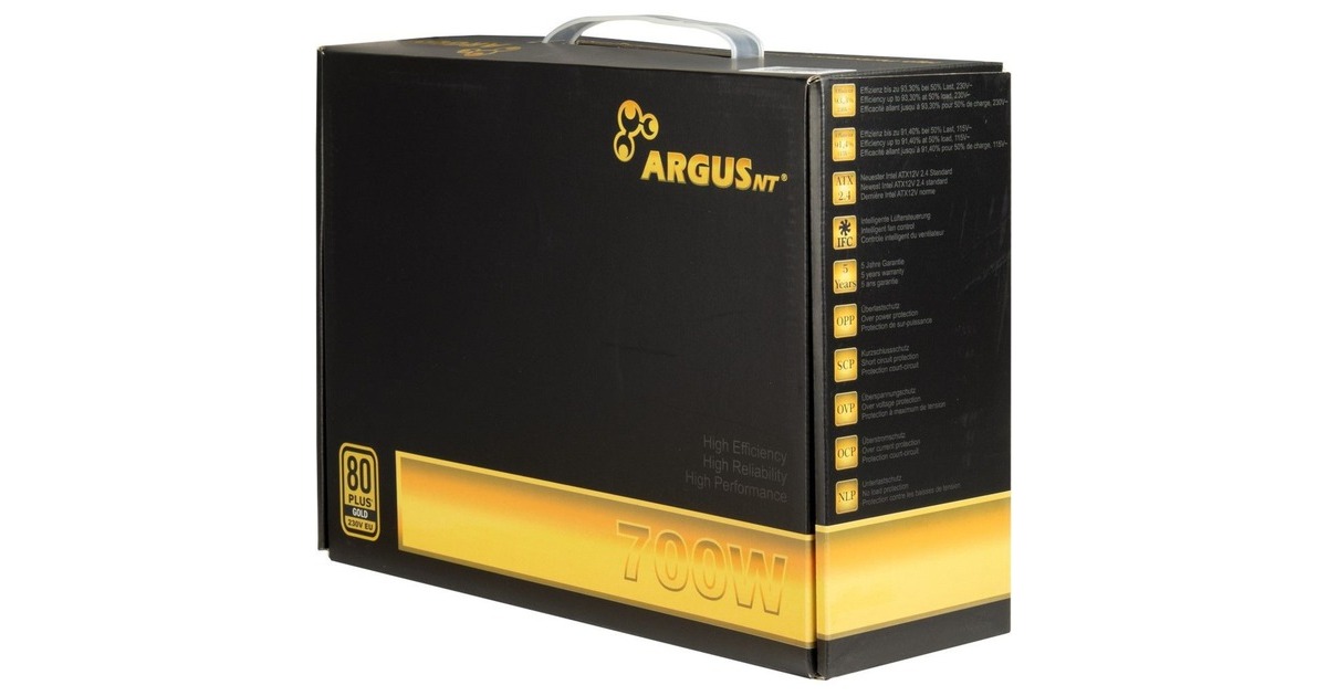 Inter-TechArgus GPS-700 700 watt voeding   (Zwart, 4x PCIe)