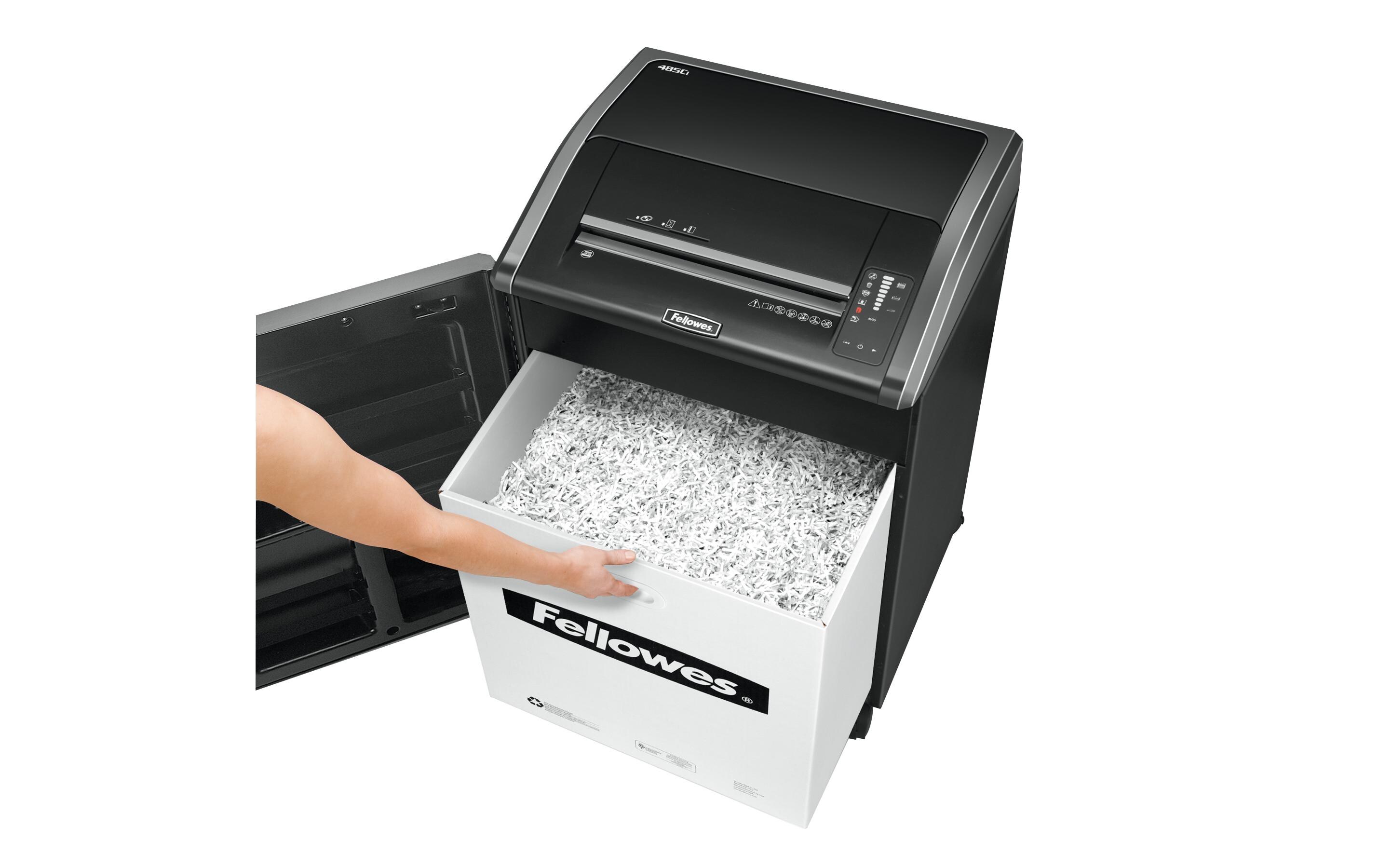 Aktenvernichter 485Ci P-4, 30 Seiten<br>Aktenvernichter für Papier, Büro- und Heftklammern, CD und Kreditkarten