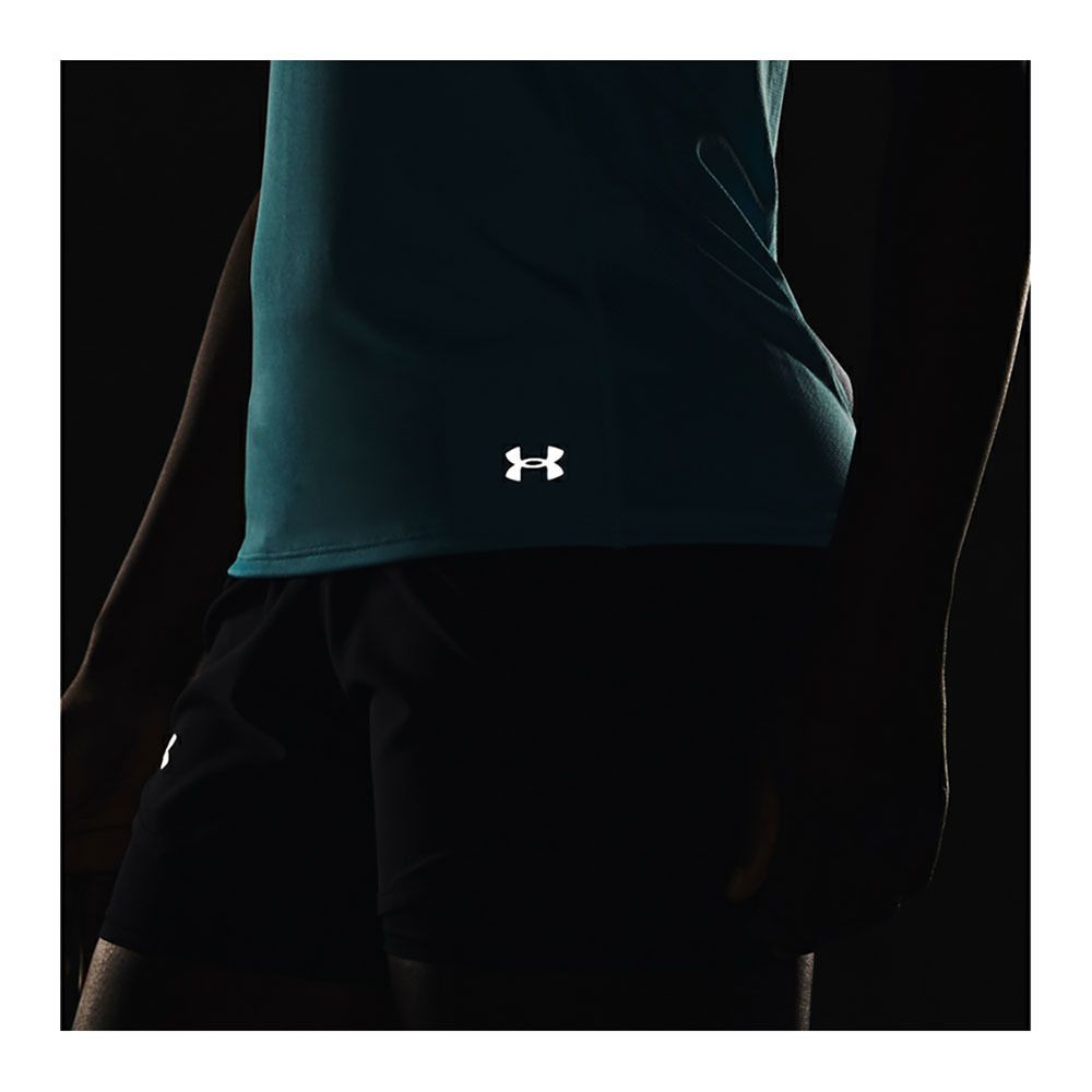 Under Armour UA FLY BY - Débardeur Femme glacier blue/glacier blue/reflective