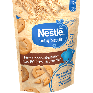 Nestlé Baby Biscuit met Chocoladestukjes 12m/36m 150 g