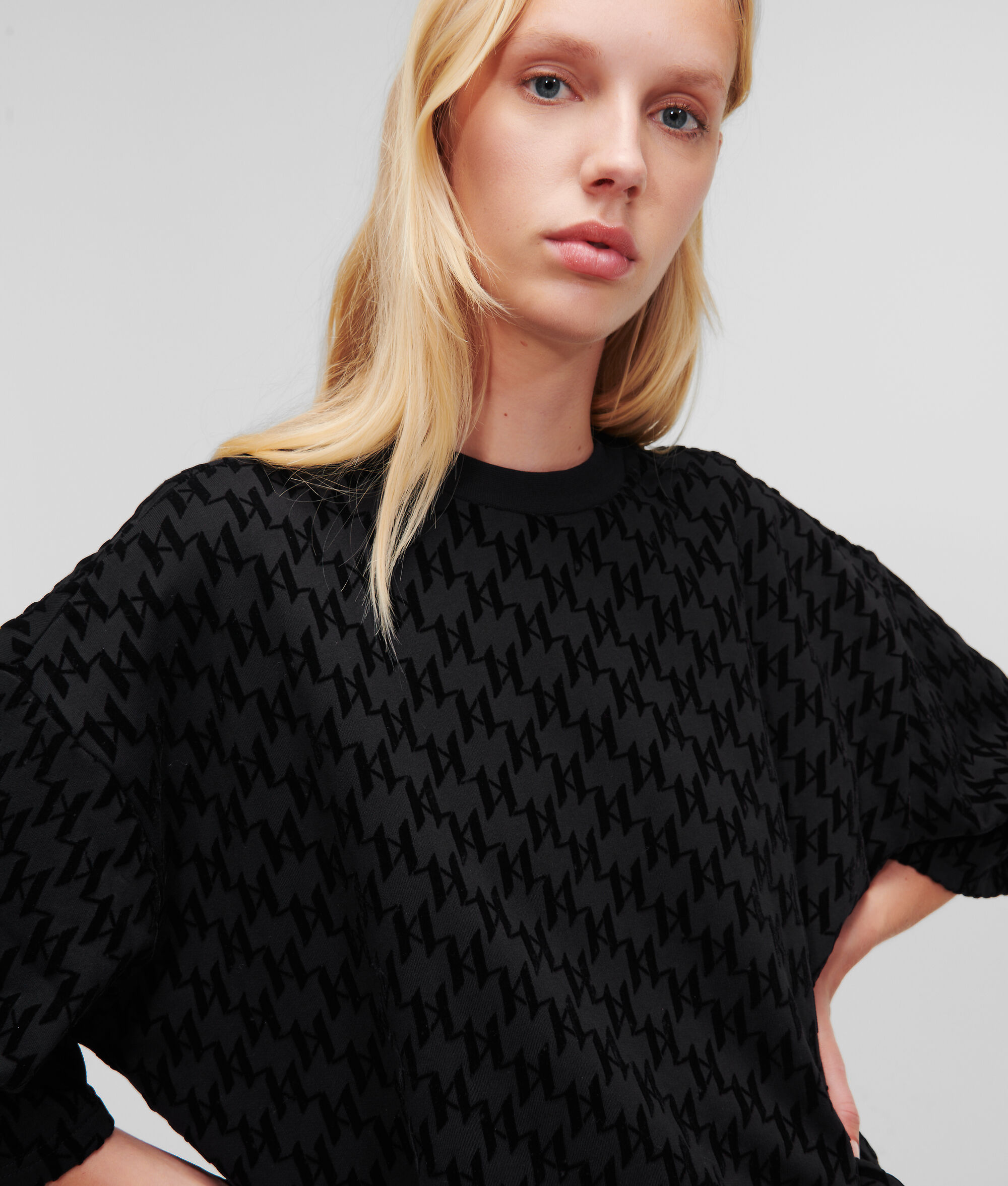 SWEAT-SHIRT À MANCHES COURTES KL MONOGRAM 