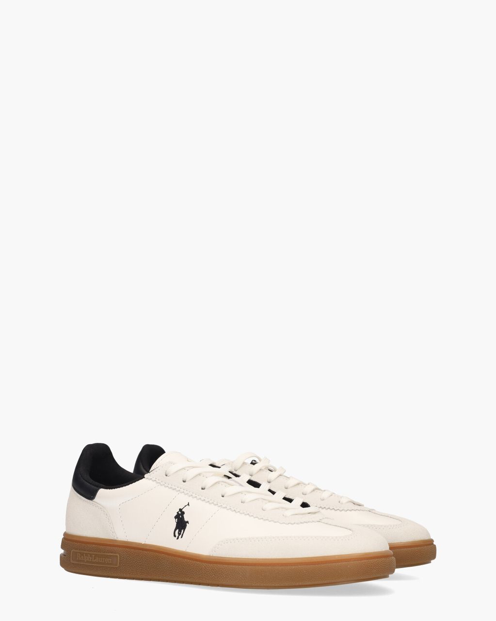 Polo Ralph Lauren Bedford Wit/Zwart Herensneakers