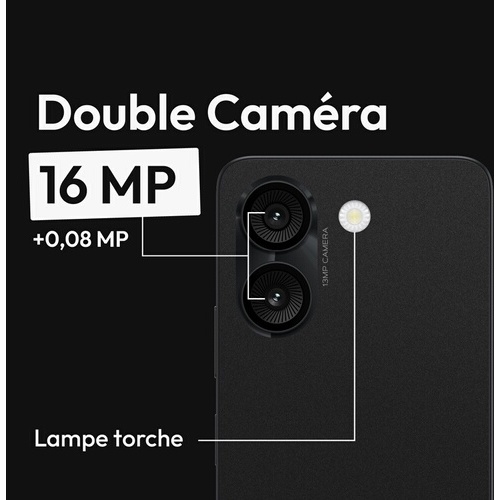 Smartphone Logicom 6,75'' Black 8/128 5000mAh
