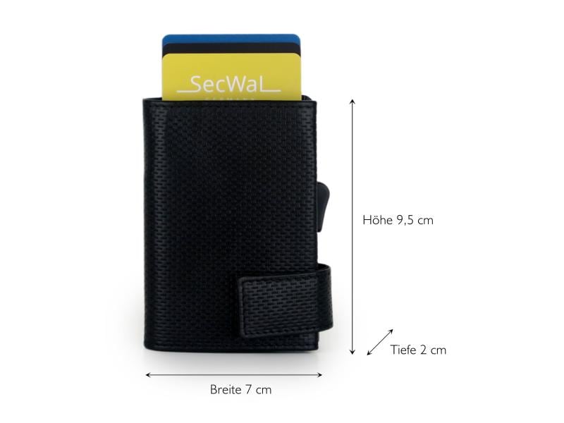 SecWal Portemonnaie SecWal 1 Kartenetui mit RFID Schutz
